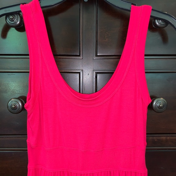 🏷️ xxi Pink Stretch Tank Dress Small S - Picture 2 of 5